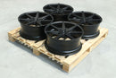 20x8.5 inch JR Wheels Complete Sets alloy wheels 5x120 Matt Black flow formed — OMI Wheels