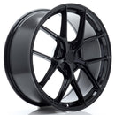 20x9 inch JR Wheels SL-01 alloy wheels 5x114.3 Black flow formed — OMI Wheels