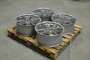 20x8.5 inch JR Wheels Complete Sets alloy wheels 5x115 Silver cast — OMI Wheels