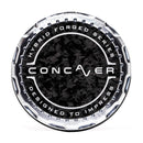 Concaver Premium Center Cap - Forged Carbon - Silver Machined — Concaver genuine accessory | OMI Wheels