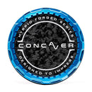 Concaver Premium Center Cap - Forged Carbon - Blue Anodized — Concaver genuine accessory | OMI Wheels