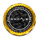 Concaver Premium Center Cap - Forged Carbon - Gold Anodized — Concaver genuine accessory | OMI Wheels