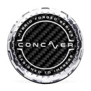 Concaver Premium Center Cap - Classic Carbon - Silver Machined — Concaver genuine accessory | OMI Wheels