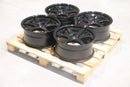 19x85" JR Wheels Complete Sets Alloy Wheels 5x112 ET42 Black — Per Wheel