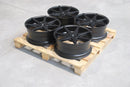 20x8.5 inch JR Wheels Complete Sets alloy wheels 5x120 Matt Black flow formed — OMI Wheels
