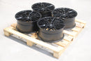 18x8.5 inch JR Wheels Complete Sets alloy wheels 5x114.3 Black cast — OMI Wheels
