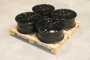 21x9 inch Concaver Complete Sets alloy wheels 5x114.3 Black flow formed — OMI Wheels
