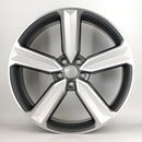 20x9" RS4 Style Single Replacement Alloy Wheel — Silver Gunmetal Machined Face — OEM Style for Multiple | OMI Wheels UK Ireland