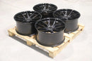 21x105" JR Wheels Complete Sets [Flow Formed] Alloy Wheels 5x130 ET40 Black — Per Wheel