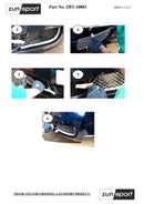 Bentley Continental GT Lower Grille (Grill) Set - Black finish (2003 to 2007) Omi Grille