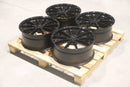 20x85" JR Wheels Complete Sets Alloy Wheels 5x112 ET44 Black — Per Wheel