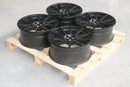 20x85" JR Wheels Complete Sets Alloy Wheels 5x114.3 ET35 Matt Black — Per Wheel
