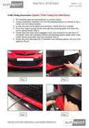 Vauxhall Astra GTC VXR - Lower Grille - Black Finish (2014-2016) Omi Grille