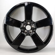 22x9" Range Rover Range R Style alloy wheel in gloss black, 5x120 - front face