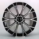 20x8.5" Golf R Warmenau Style Alloy Wheels — Black Machined Face — OEM Style for Volkswagen | OMI Wheels UK Ireland