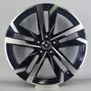 20x8.5" VW 706 Style Alloy Wheels — Black Machined Face — OEM Style for Volkswagen | OMI Wheels UK Ireland