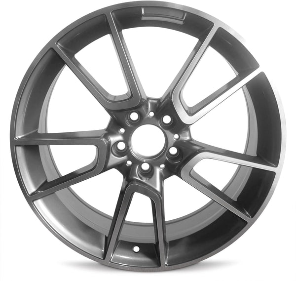 19x9.5" C43 AMG Style Alloy Wheels Gunmetal Machined