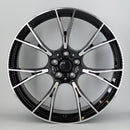 20x8.5" Style 801 Single Replacement Alloy Wheel — Black Machined Face — OEM Style for Multiple | OMI Wheels UK Ireland