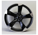 20x9" TTRS Rotor Style Alloy Wheels Black Machined