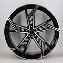 21x9" Audi 809 (NEW ABT) Style Alloy Wheels — Black Machined Face — OEM Style for Audi | OMI Wheels UK Ireland