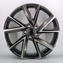 19x8" Volkswagen Style Single Replacement Alloy Wheel — Gunmetal Machined Face — OEM Style for Multiple | OMI Wheels UK Ireland