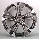 19x8.5" Audi S8 Style Alloy Wheels — Silver Gunmetal Machined Face — OEM Style for Audi | OMI Wheels UK Ireland