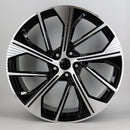 20x8.5" Audi Style Single Replacement Alloy Wheel — Black Machined Face — OEM Style for Multiple | OMI Wheels UK Ireland