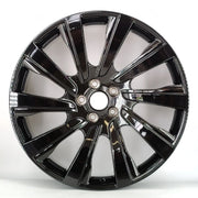 22x10" Range Rover Range R Style alloy wheel in gloss black, 5x120 - front face (OMI-00456-2)