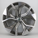 20x9" SQ8 Style Alloy Wheels — Silver Gunmetal Machined Face — OEM Style for Audi | OMI Wheels UK Ireland