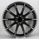 19x8.5" Mercedes 2024 AMG Twist Style Alloy Wheels — Black Polished Lip — OEM Style for Mercedes-Benz | OMI Wheels UK Ireland
