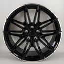 20x9.5" Style 871 Single Replacement Alloy Wheel — Black Polished Lip — OEM Style for Multiple | OMI Wheels UK Ireland