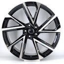 19x8" Volkswagen Style Single Replacement Alloy Wheel — Black Machined Face — OEM Style for Multiple | OMI Wheels UK Ireland