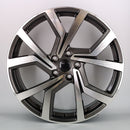 18x7.5" Volkswagen Style Single Replacement Alloy Wheel — Gloss Gunmetal Machined Face — OEM Style for Multiple | OMI Wheels UK Ireland