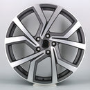 19x7.5" Volkswagen Style Single Replacement Alloy Wheel — Silver Gunmetal Machined Face — OEM Style for Multiple | OMI Wheels UK Ireland