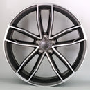 19x8.5" Audi 985 Style Alloy Wheels — Silver Gunmetal Machined Face — OEM Style for Audi | OMI Wheels UK Ireland
