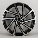 19x8" Volkswagen Style Alloy Wheels — Black Machined Face — OEM Style for Volkswagen | OMI Wheels UK Ireland