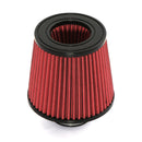 2.5 / 63.5mm Performance Air Filter - Red/Black - Universal