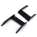 Front Bumper Wing Canards Gloss Black - BMW 1 Series F40 19-24 OMI ALLOY WHEELS