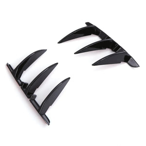 Rear Bumper Canards Gloss Black - BMW 1 Series F40 19-24