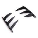 Rear Bumper Canards Gloss Black - BMW 1 Series F40 19-24 OMI ALLOY WHEELS