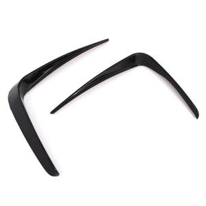 Front Bumper Wing Canards Gloss Black - BMW 3 Series G20 Pre-LCI 19-22