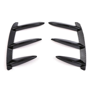 Rear Bumper Canards Gloss Black - Mercedes Benz A Class W176 13-18