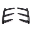 Rear Bumper Canards Gloss Black - Mercedes Benz A Class W176 13-18 OMI ALLOY WHEELS