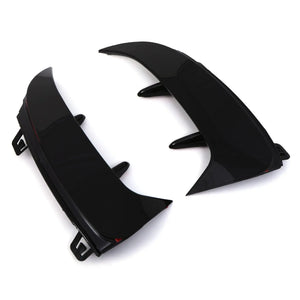 Rear Bumper Canards Gloss Black - Mercedes Benz A Class W177 2018+