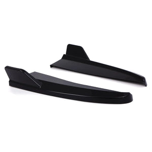 Rear Bumper Spats Gloss Black - Mercedes Benz C Class W205 15-21