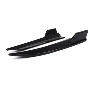 Rear Bumper Spats Gloss Black - Mercedes Benz C Class C205 15-21