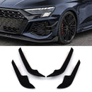 Front Bumper Canard Gloss Black - Audi RS3 8Y 2022+