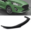Front Splitter Gloss Black - Ford Fiesta MK8 Standard 17-23