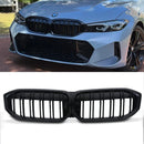 Double Bar Kidney Grille Gloss Black - BMW 3 Series G20 G21 LCI 2022+