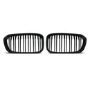 Double Bar Style Grille Gloss Black - BMW 1 Series F20 F21 2015-2019